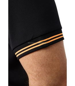 T-shirts polo à manches courtes 100% coton de haute qualité pour hommes, uniformes de golf brodés en 3D et au design solide, jersey de soie Fabri - Product Image 4