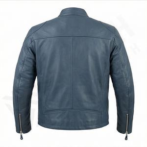 Chaqueta de Motociclista de Cuero Genuino para Hombre de la Mejor Calidad, Nueva Colección de Invierno, Chaquetas de Motocicleta con Protecciones Desmontables Personalizadas - Product Image 2