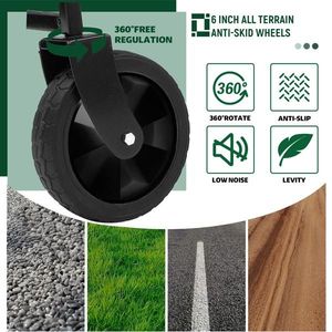 Carrello Pieghevole Portatile 3-in-1 Multiuso, Robusto e Richiudibile per Spiaggia, Campeggio e Spesa - Product Image 4