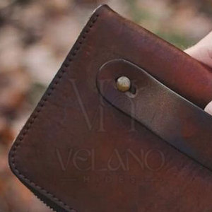 Bolso de Mano de Cuero con Patrón Sólido 2026 para Damas, Cartera de Cuero Genuino, Bolso Corto para Mujer con Tarjetero en Tamaño Adulto - Product Image 3
