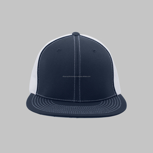 หมวกเบสบอล6แผงหมวกกีฬาผ้าฝ้าย100% ออกแบบได้ตามต้องการปักโลโก้ได้ตามต้องการแบบเรียบ - Product Image 3