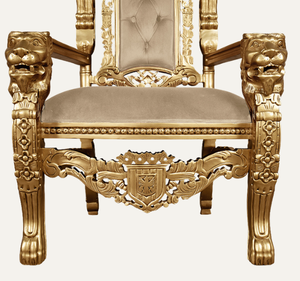 เก้าอี้โรงแรมไม้มะฮอกกานีแท้สุดหรู คลาสสิก ทนทาน แกะสลักด้วยมือ หุ้มเบาะ เฟอร์นิเจอร์ห้องนั่งเล่น - Product Image 5