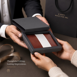Luxury Custom Printed Wallet Gift Box | Premium Cardboard <b>Paper</b> <b>Packaging</b> Box with Custom Logo for Wallet and Accessories - Product Image 4