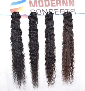 Raw Cambodian Human Hair Curly Bundles Unprocessed Wholesale Indian Hair Raw Virgin Cuticle Aligned Hair Extension Vendor - Product Image 4