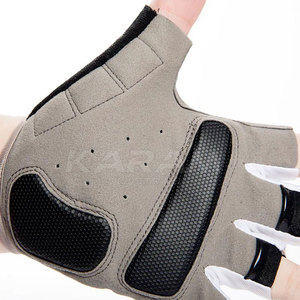 Nouvelles Gants d'extérieur demi-doigts 2026, Respirants, Légers, en Cuir de Haute Qualité, Service OEM, Fabriqués au Pakistan KARAM - Product Image 3