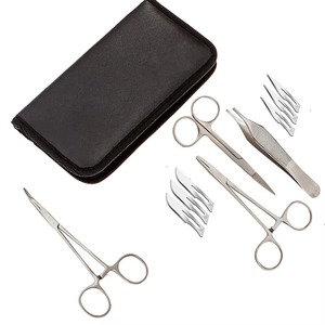 Kit Profesional para Retirar Suturas, Kit Quirúrgico, Kits de Eliminación de Grapas Farmacéuticas, de Un Solo Uso, 5 Piezas, Juego de Instrumentos Quirúrgicos de Acero - Product Image 1