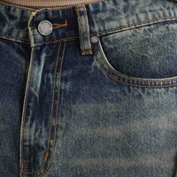 Celana Pendek Denim Pria Musim Panas Kasual Warna Biru Tua Klasik, Model Slim Modern, Gaya High Street, Bahan Bernapas, Cepat Kering, Ramah Lingkungan