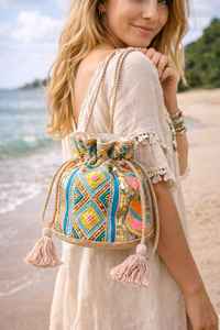 Bolso de mano indio Potli para mujer, regalo para madres, cartera de mano, lote al por mayor para bodas, regalo de Diwali de Glowin Fashion - Product Image 5