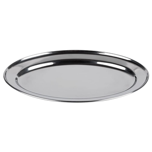 Platos Redondos Metálicos de Alta Calidad con Acabado Pulido, Placa de Acero Inoxidable con Acabado Espejo, Pieza Única - Product Image 3