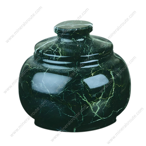 Natural Handcrafted Black Marble <b>Jar</b> & Container Elegant Stone Texture Luxury Home <b>Decoration</b> And Storage Onyx Marble <b>Jar</b> - Product Image 4