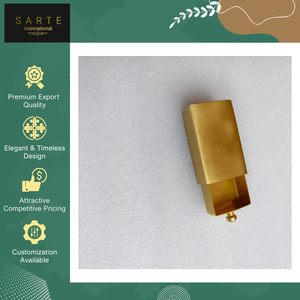 Indian Supplier Selling Handmade Modern Design Eco-Friendly Water Resistant Gold Finish Brass Safety <b>Matchbox</b> Cover for Sale - Product Image 3