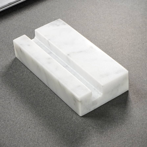 Porte-cartes de table en marbre de qualité supérieure, porte-cartes de table en cube de marbre de haute qualité pour restaurant - Product Image 2