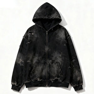 Unisex <b>Oversized</b> Tie-Dye Hooded <b>Sweatshirt</b> Acid Wash Hoodie Heavyweight Cotton Cropped Boxy Streetwear <b>Vintage</b> Custom Print - Product Image 1