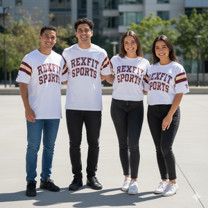 เสื้อยืดสไตล์ใหม่ขายดี ผู้ผลิตชั้นนำ เสื้อผ้าสตรีทแวร์ รับสกรีนลายตามสั่ง บริการ OEM ออกแบบโลโก้เสื้อยืดของคุณเอง - Product Image 1