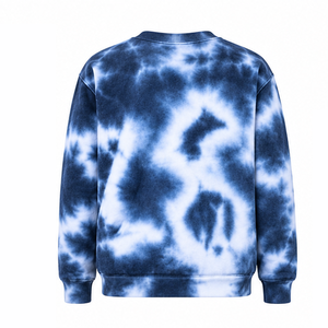Sweat-shirt Tie Dye sur mesure, tricoté, 100% coton, col rond, coutures pratiques, étiquette de qualité, vêtement pour femme. - Product Image 3