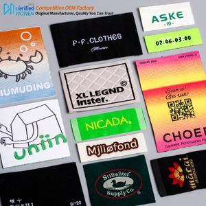 Venta directa de fábrica de ropa personalizada con etiquetas sostenibles. Etiquetas de tela para textiles del hogar, colchones y ropa. - Product Image 6