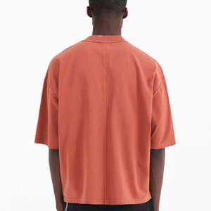 T-shirts vierges personnalisables avec logo, de haute qualité, effet délavé, style vintage, vente en gros - Product Image 6