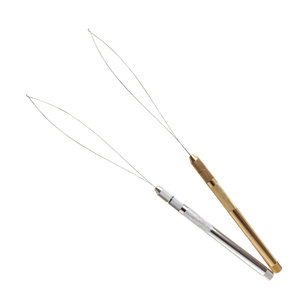 Stainless Steel Hair Extension Pliers Tool Kit Loop Pulling Tool Threader Wire <b>Beads</b> Device Lightweight Reusable A+ Grade - Product Image 3