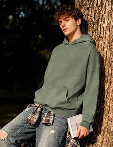 Sudadera con Capucha Personalizada OEM, Estilo Vintage Deslavado, Sudadera Extra Grande, Proveedor de Ropa Urbana - Product Image 4