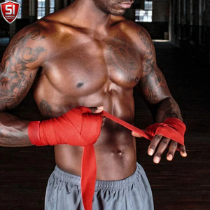 Bandages de boxe avec boucle pour le pouce, en coton respirant, absorbant l'humidité, pour l'entraînement MMA et Muay Thai - Product Image 4