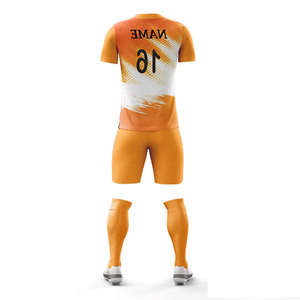Pantalones Cortos de Jersey con Nuevo Diseño, Uniforme de Manga Corta Antibacterial y Transpirable para Adultos, Kits de Fabricante de Uniformes de Fútbol - Product Image 6