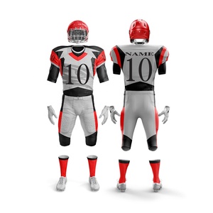 Conjunto de Uniforme de Fútbol Americano Personalizado de la Serie Performance, Ligero, de Secado Rápido, Antibacteriano, de Manga Corta, Transpirable - Product Image 2