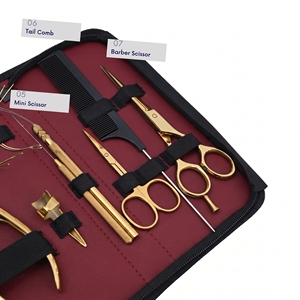 Kit Profesional de Herramientas para Extensiones de Cabello de Acero Inoxidable Microlink: Alicates Quita Cuentas, Herramienta de Gancho, Enhebrador de Alambre y Peine de Cola - Product Image 5