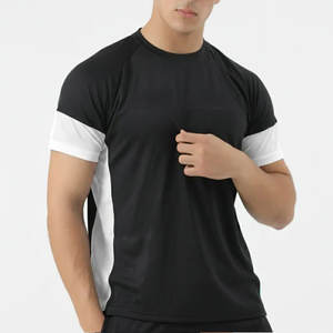 T-shirt de musculation confortable à coupe ample de couleur unie, idéal pour l'entraînement – Prix de gros direct usine – Offre spéciale - Product Image 2