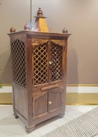 Armoire de rangement moderne en bois massif, écologique, pour Pooja Mandir |   Temple domestique sur pied pour appartement, villa, école |   Jodhpur
