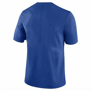 Wholesale Summer <b>Mens</b> American Football Jersey Solid Color Short Sleeve Front Outdoor Sports Training Breathable Quick Drying - Product Image 4