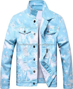 Chaquetas de Mezclilla para Hombre, Invierno, Transpirables, de Secado Rápido, Tallas Grandes, Diseño Personalizado, Cuello Alto, Gran Venta - Product Image 1