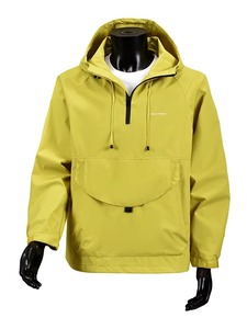 <b>Men's</b> Casual All-Match Autumn Varsity <b>Jacket</b> Hood Stand Collar 100% Polyester Zipper Closure Front Logo Windproof Loose Top - Product Image 5