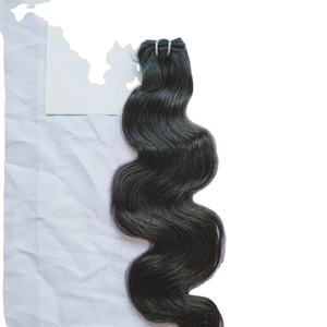 ชุดมัดผมมนุษย์สีดำธรรมชาติแบบทอจากคนอินเดียไม่ผ่านกระบวนการทางเคมี - Product Image 5