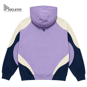 Sudadera con Capucha de Forro Polar Grueso Personalizada con Logotipo OEM, Sudadera Holgada de Color Combinado para Hombre, Estilo Urbano, Cualquier Logotipo/Diseño - Product Image 2