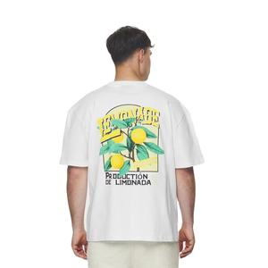 Camisetas Extra Grandes Retro 100% Algodón para Hombre, Impresión de Alta Calidad, Logotipo Personalizado, Ajuste Holgado, Estilo Urbano, Diseños Personalizados, Camiseta de Alta Densidad - Product Image 1