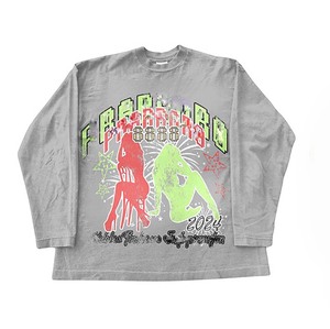 Camiseta de manga larga para mujer, jersey de algodón premium GSM, color mostaza, estampado gráfico vintage, logotipo personalizado, corte relajado, cuello cómodo. - Product Image 5