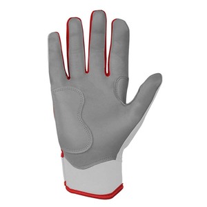 Guantes de Bateo ELIXE SPORTS de Cuero Blanco con Palma Acolchada, Cierre de Velcro, Duraderos, Unisex, para Adultos, Entrenamiento, Ambidiestros - Product Image 4