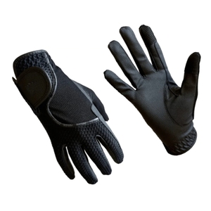 Gants de vélo à doigts entiers en polyester, antidérapants, respirants, avec fermeture auto-agrippante, unisexes, pour l'été - Product Image 1
