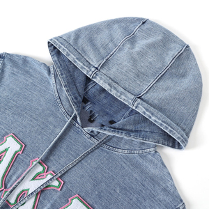 Sweat à capuche grec personnalisé avec broderie appliquée, en molleton de coton épais, unisexe, style universitaire, Alpha |   Phi |   Alpha - Product Image 6