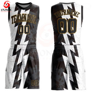 Ensemble d'uniformes de basketball en gros, maillots de basketball personnalisés pour équipes, vêtements de sport légers pour l'entraînement et les matchs, services OEM - Product Image 1