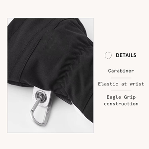 Gants de ski d'hiver pour l'escalade sur glace, isolation 3M Thinsulate, paume en cuir de vachette, résistants au froid, gants de travail - Product Image 5