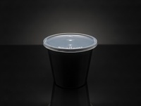 Conteneur Rond en Polypropylène Vierge Écologique de Qualité Alimentaire, Capacité 750 ML, Personnalisable pour Aliments en Conserve