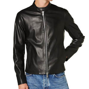 Chaqueta de invierno de manga larga con el último diseño, de alta calidad, para hombre, de material duradero, tipo cuero, en oferta online. - Product Image 1