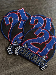 Iron-On Embroidered Patches Set With Flag Style Designs For Clothing Decoration Custom chenille embroidery badge - Product Image 4