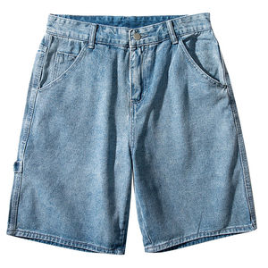 New Design High Style Men Denim Shorts Breathable Quick Dry <b>Waterproof</b> Eco-Friendly Vintage Summer High Waist Best Selling New - Product Image 2