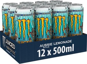 Monster Juiced Aussie Style Lemonade, Bebida Energética en Lata de 500 ml, Sabor Cítrico Tropical, Lista para Beber, Bebida con Alto Contenido de Cafeína, OEM 2026 - Product Image 4