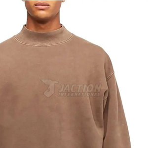 เสื้อสเวตเชิ้ตผู้ชายแบบใหม่ขายดี ดีไซน์ยีนส์ฟอกสี  ขั้นต่ำในการสั่งซื้อน้อย ขายส่งเสื้อสเวตเชิ้ตผู้ชายแบบยีนส์ฟอกสี - Product Image 3