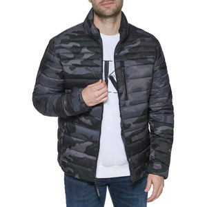 Nueva Chaqueta Acolchada Casual de Invierno para Hombre, Ropa de Exterior Personalizada con Cuello Alto y Logotipo Frontal, Diseño de Burbujas - Product Image 4