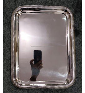 Bandejas de Servicio de Acero Inoxidable Pulido Personalizadas de Alta Calidad al por Mayor para Hoteles y Restaurantes con la Mejor Calidad - Product Image 2