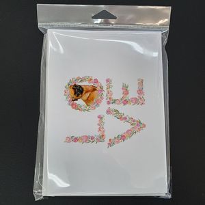 Lot de 8 cartes de vœux fantaisistes Brabant Griffon Love Petite taille A7 5x7 Cartes de vœux vierges avec enveloppes - Product Image 3